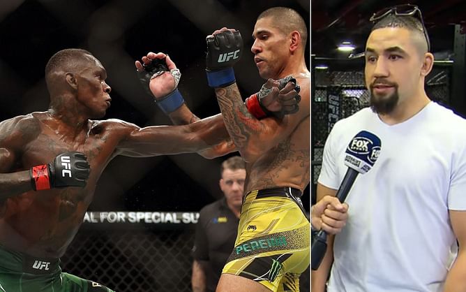Robert Whittaker explains why Israel Adesanya is a stylistically tougher opponent for him than Alex Pereira - "He doesn't lean back and fade away"