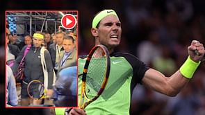 WATCH: Rafael Nadal receives massive reception from thousands of Chilean tennis fans as he takes to the court in Latin America tour