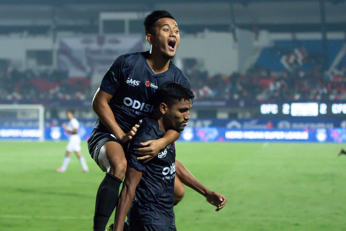 OFC won the game 3-2 today (Image courtesy: ISL)