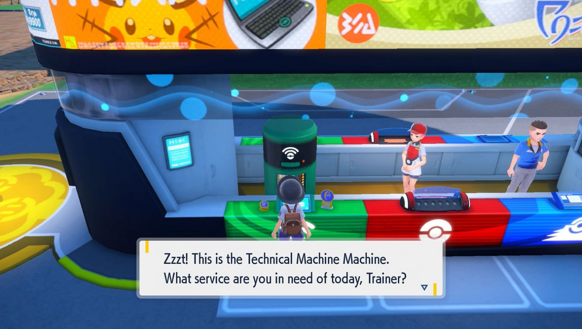 A screenshot showing the machine trainers can use to craft TMs in Pokemon Scarlet and Pokemon Violet (Image via The Pokemon Company)
