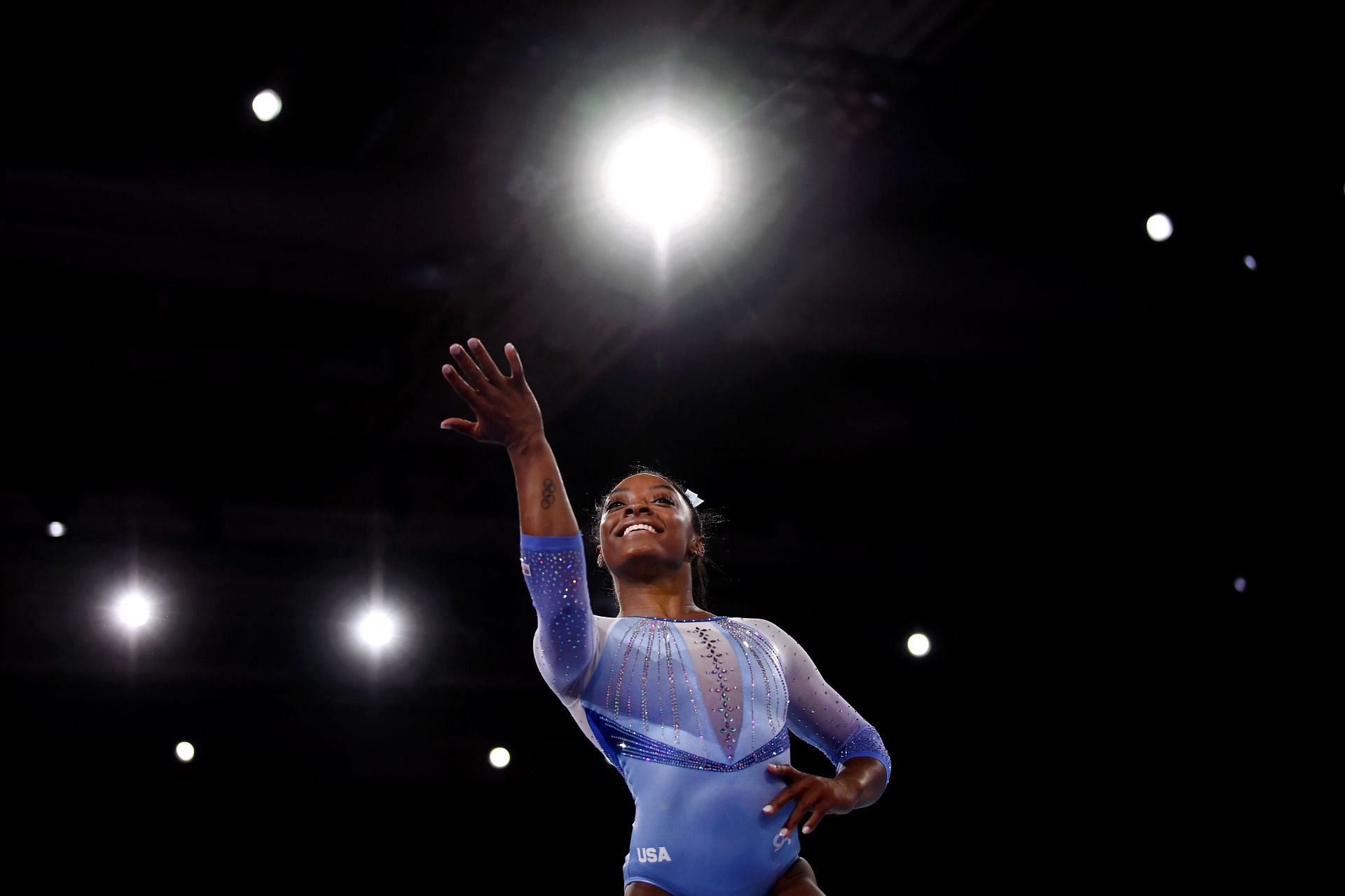 Simone Biles at the 2019 World Championships in Stuttgart