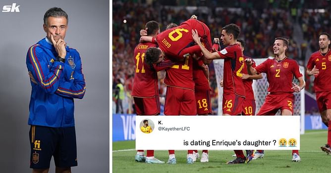 "He better keep scoring, or it becomes personal" - Twitter reacts hilariously as Spain star who is dating Luis Enrique's daughter steals the show in 7-0 2022 FIFA World Cup hammering of Costa Rica