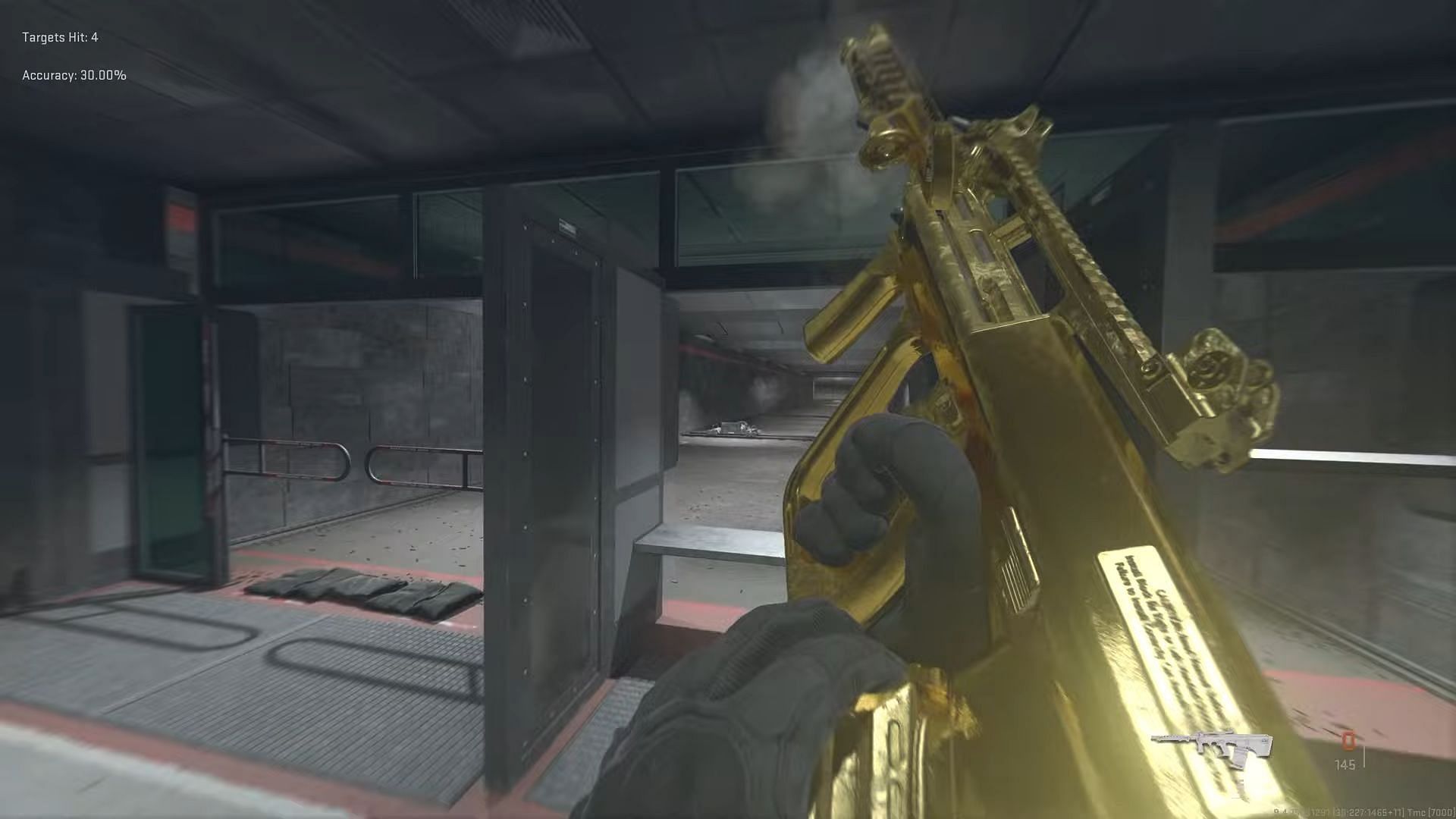 The HCR 56 with a gold camo (Image via Activision)