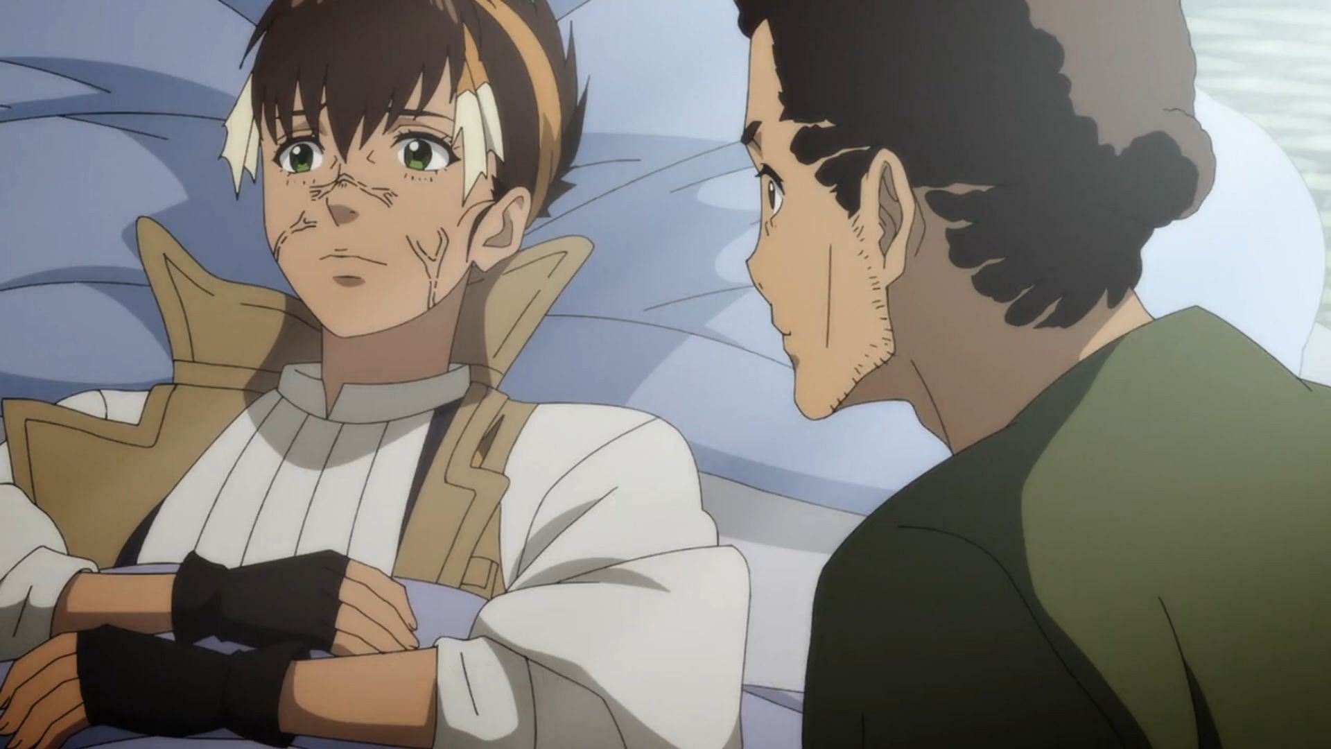 Tonari and Sandel as seen in the anime (Image via Studio Drive)