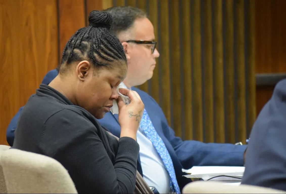 Shantavia Hayden during her murder trial (Image via MACOMB DAILY)