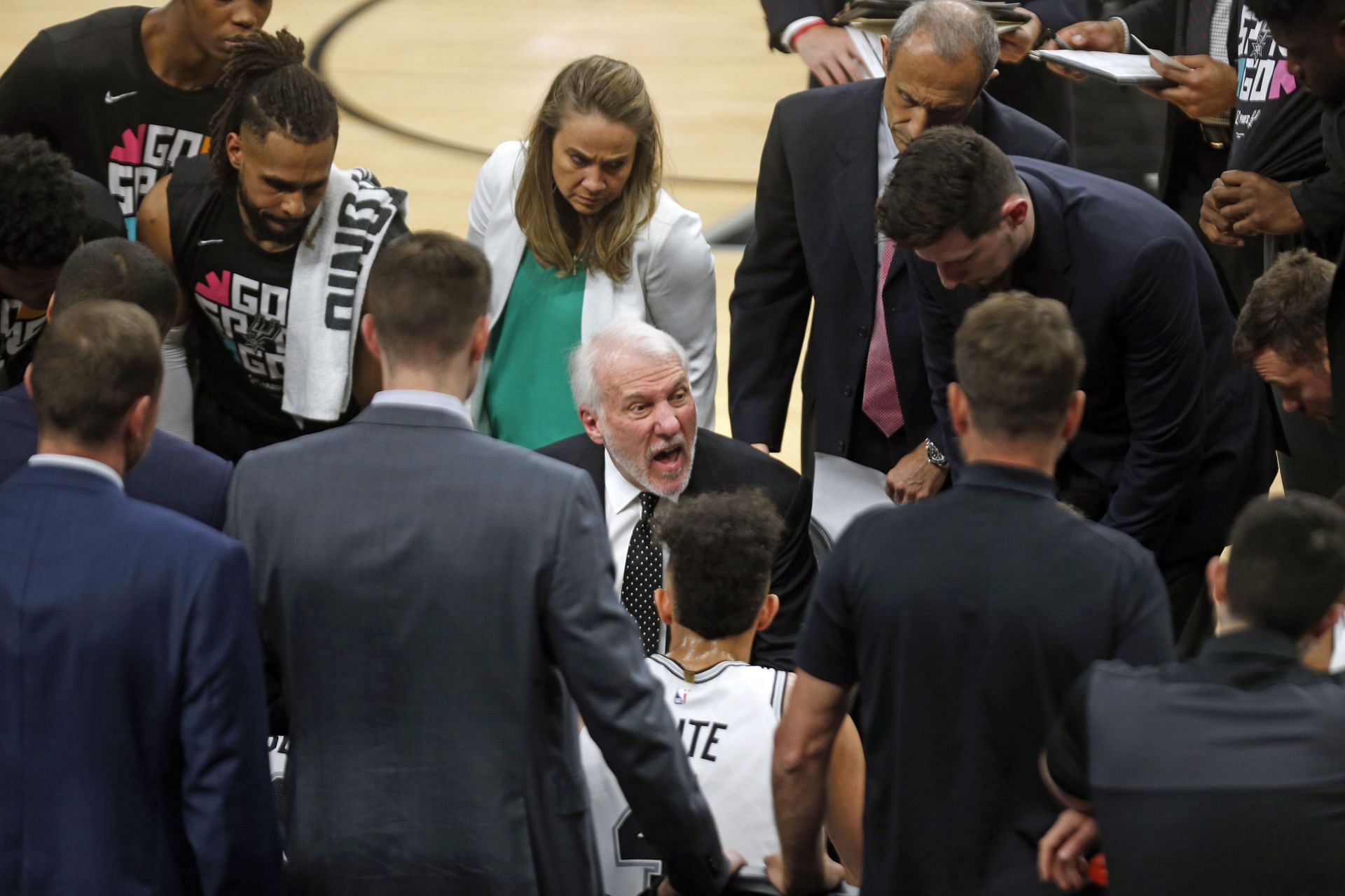 Gregg Popovich of the San Antonio Spurs