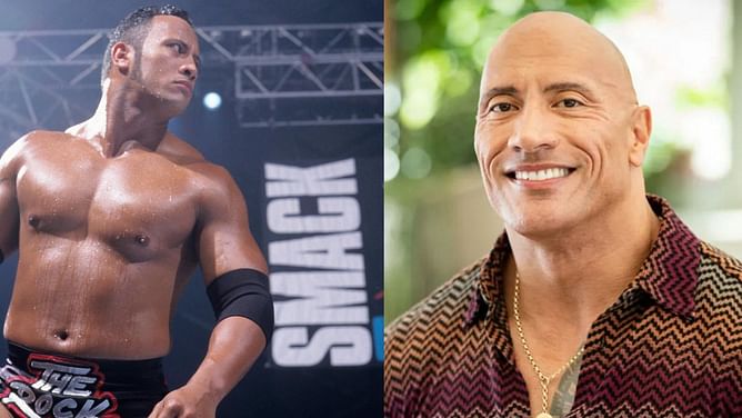 Which WWE legend was supposed to be 'The Rock' before Dwayne Johnson?