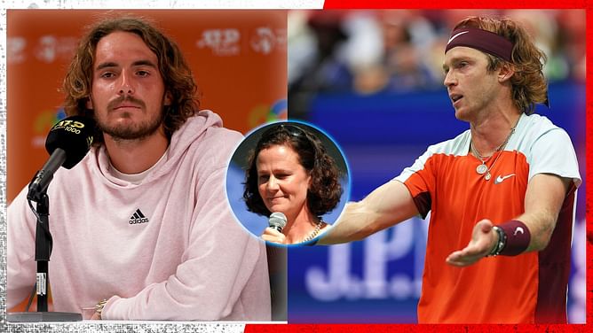 "Very happy social media was not around to repeat" - Pam Shriver reflects on her worst press conferences after Stefanos Tsitsipas' dig at Andrey Rublev goes viral