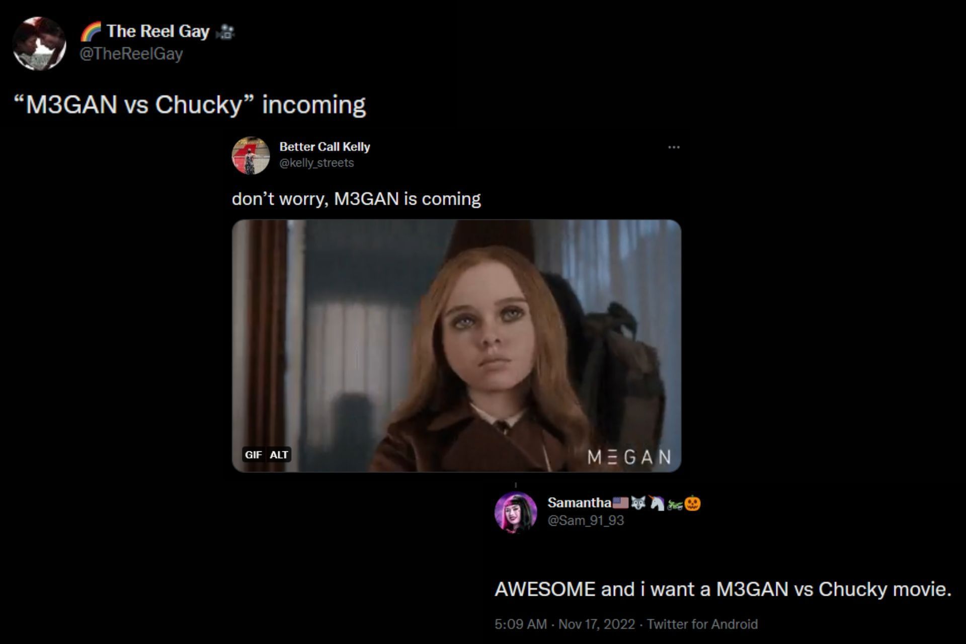 The Chucky of Gen Z: Twitter goes berserk as Universal reportedly  considering potential M3GAN sequel