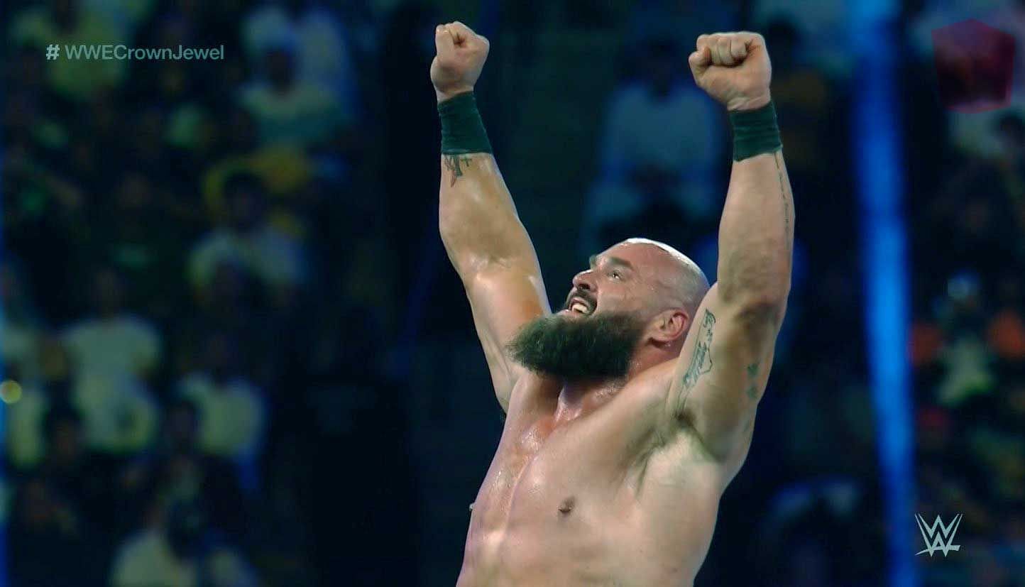 Braun Strowman was victorious at WWE Crown Jewel