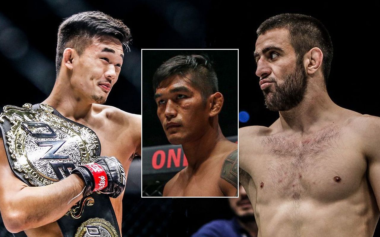 [Photo Credit: ONE Championship]  Christian Lee, Aung La N Sang, Kiamrian Abbasov