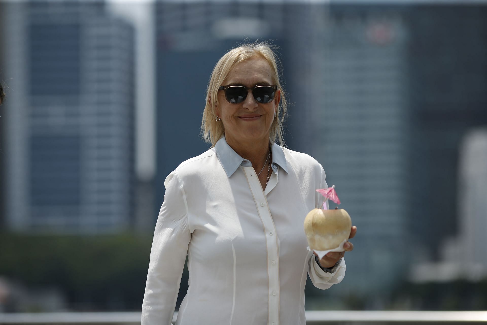 Martina Navratilova pictured during the WTA Finals.