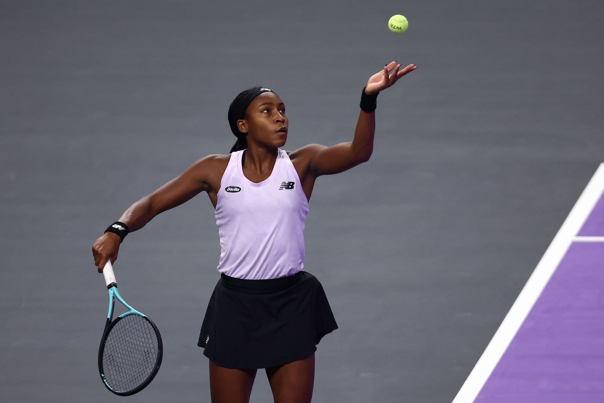 Coco Gauff reached a career-high in both singles and doubles in 2022