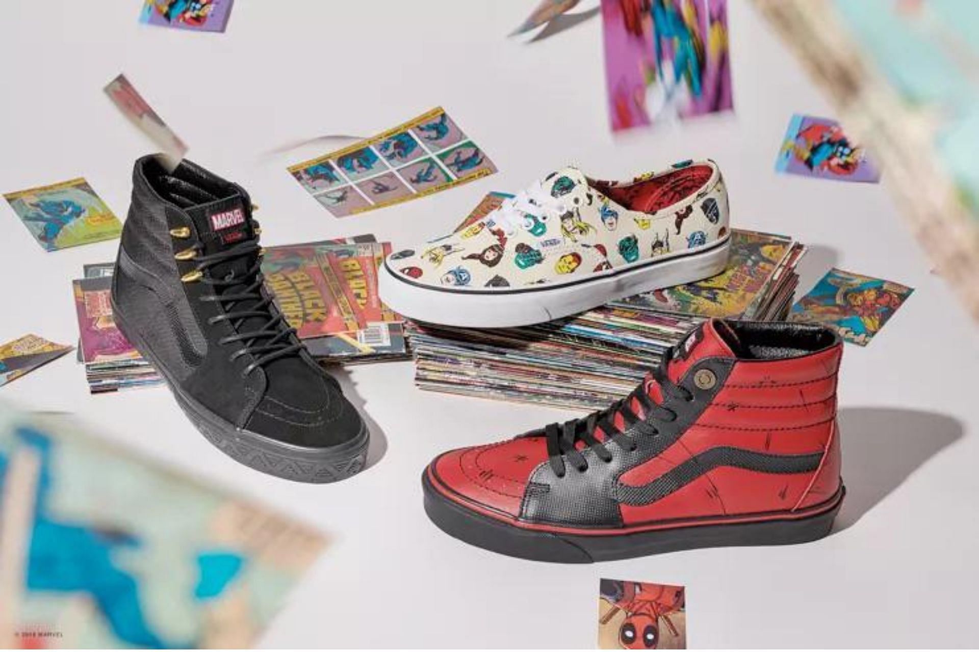 Take a look at the themed sneakers offered under the collaborative launch (Image via Vans)