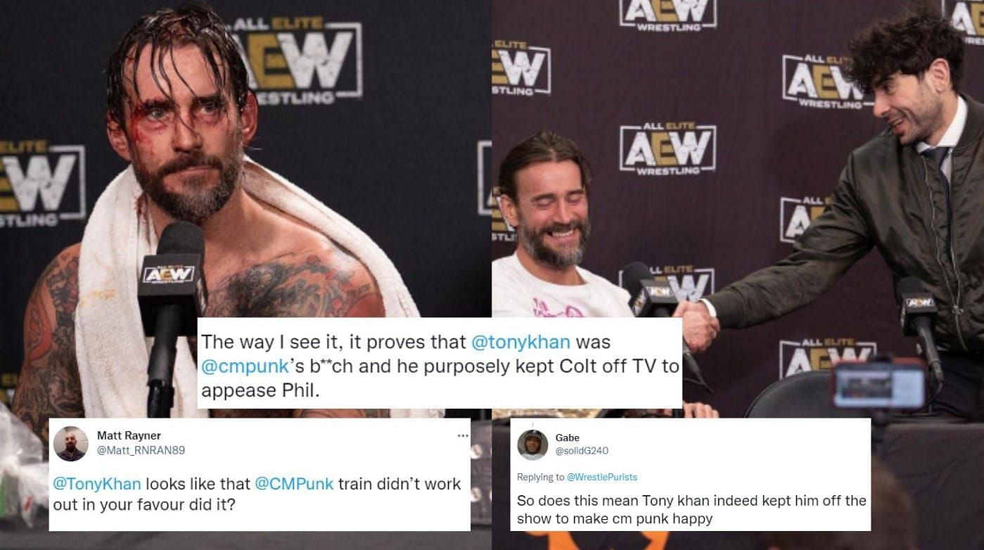 Fans are trolling Tony Khan regarding CM Punk