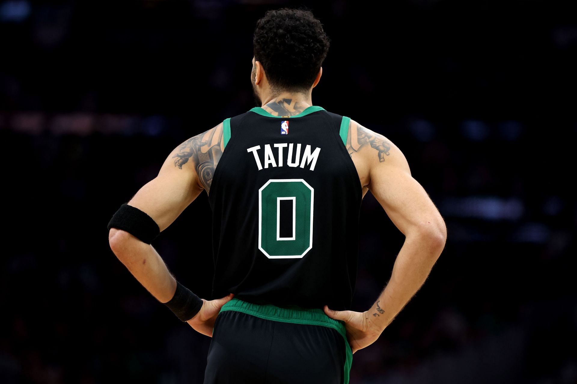 Jayson Tatum Boston Celtics Autographed Player-Worn Yellow Jordan Shoes  from the 2022-23 NBA Season