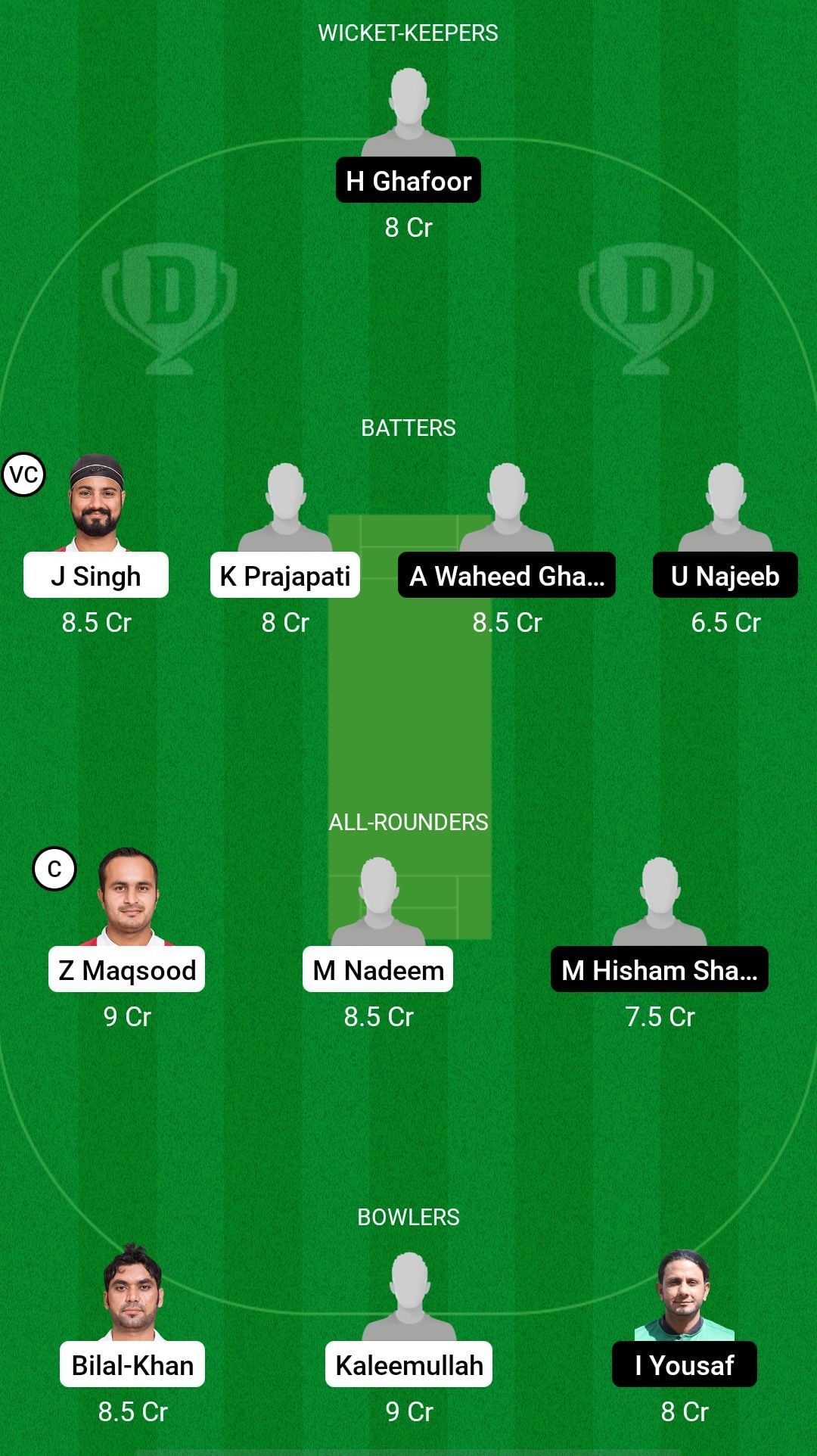 OMN vs SAU Dream11 Prediction - Oman Desert Quadrangle T20