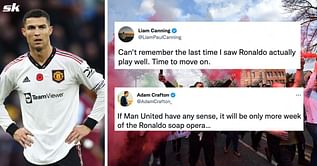 "Can't remember the last time I saw him play well", "Time to move on" - Cristiano Ronaldo gets trolled on Twitter after Manchester United's 3-1 loss to Aston Villa