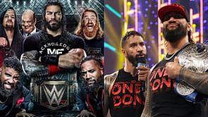 "Tired of The Bloodline" - Twitter explodes after spotting a major detail with The Usos' championships in Survivor Series WarGames poster