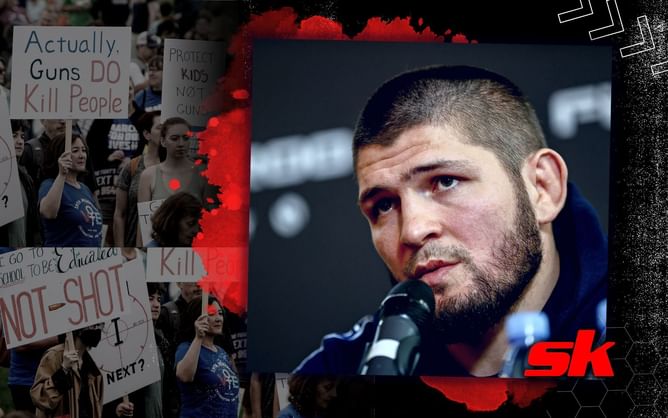 Khabib Nurmagomedov shares his views on gun violence