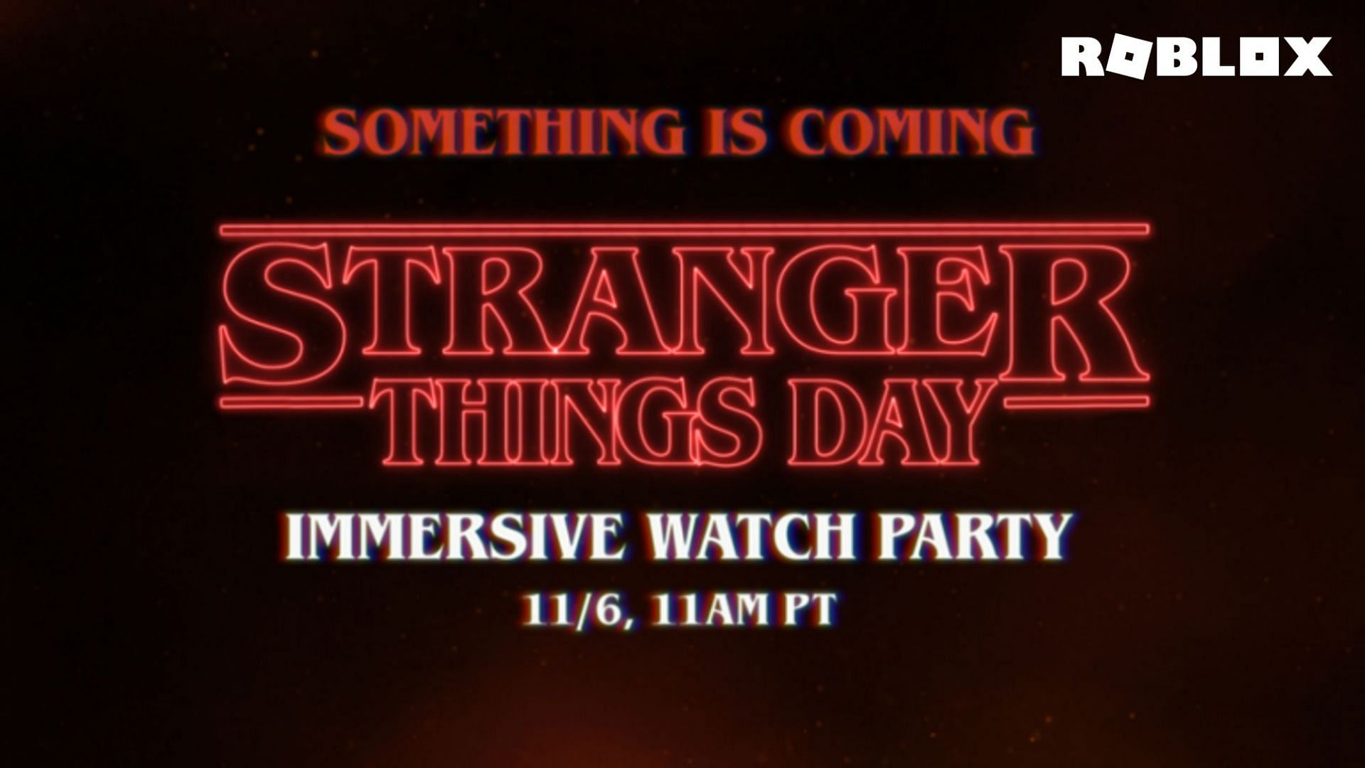 Enjoy the Stranger Things Watch Party in Roblox (Image via Roblox)