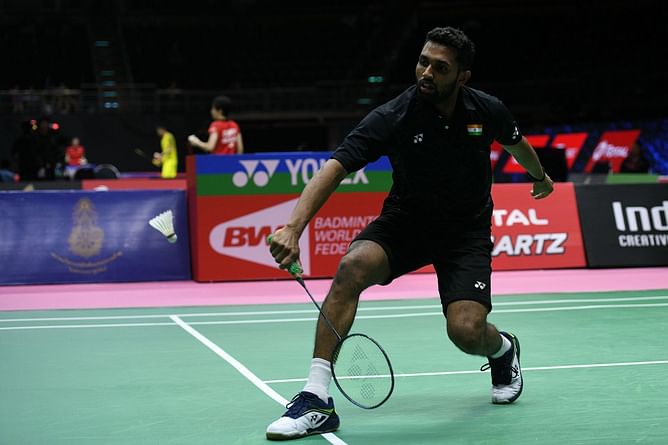 [Watch] HS Prannoy gears up for BWF World Tour Finals with a rigorous training session