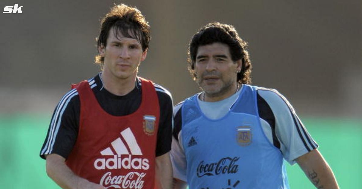 Lionel Messi was told he would be taller than Diego Maradona