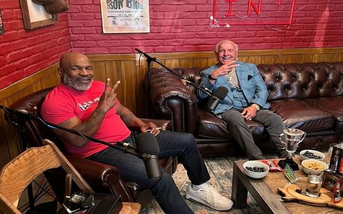 VIDEO: Mike Tyson and Ric Flair share a joint to celebrate new cannabis partnership