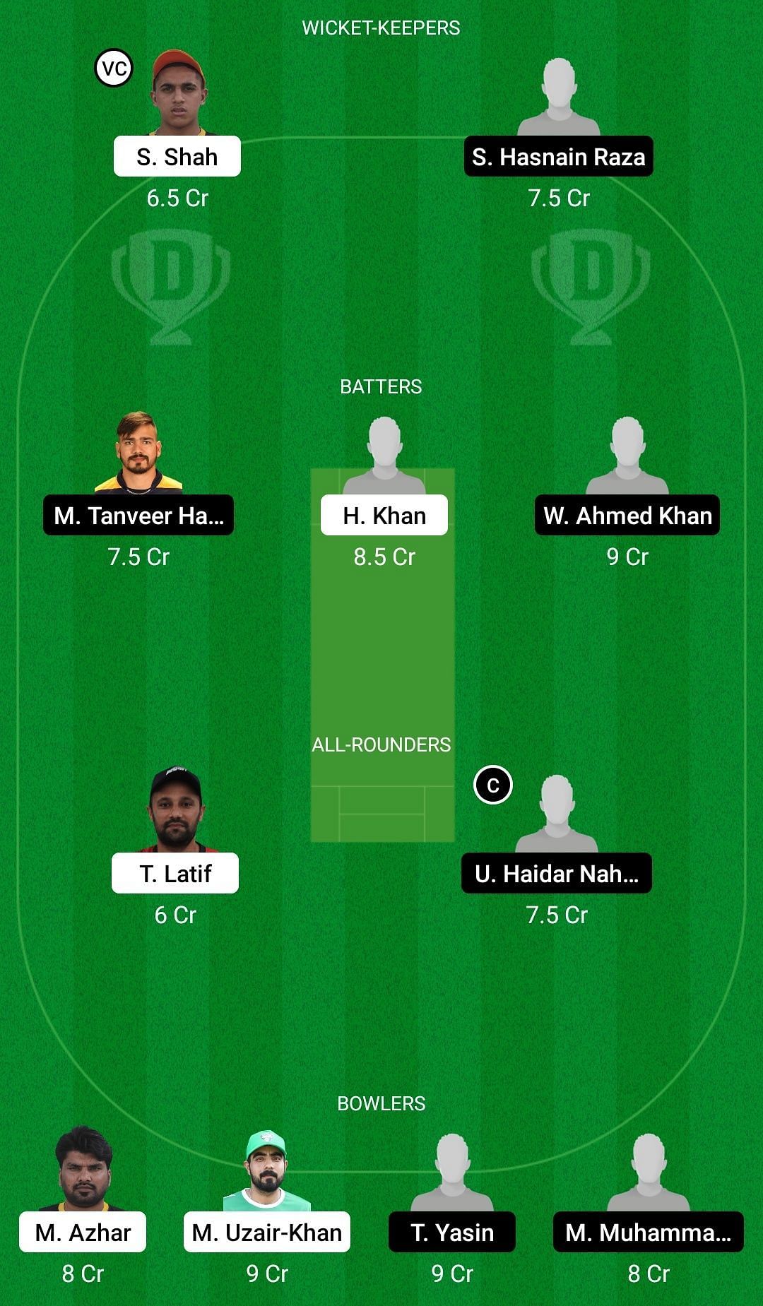 FM vs DGA Dream11 Prediction Team, Head To Head League