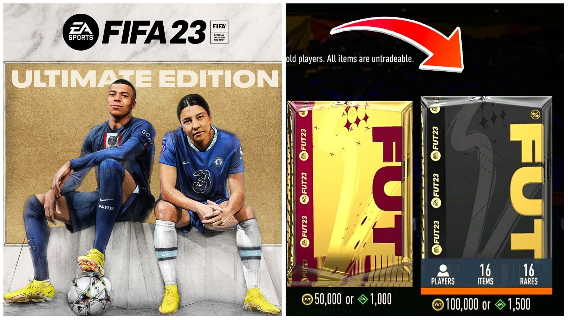 Season 1 Review Pack is live in FIFA 23 (Images via EA Sports)