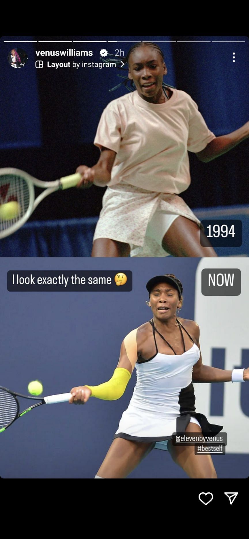 Venus Williams&#039; social media post
