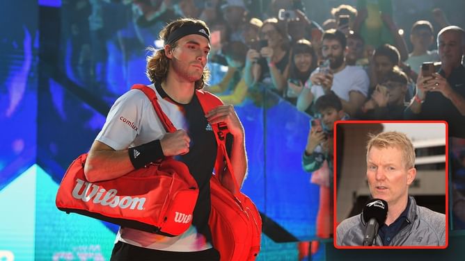 "They're hurting him and they're hurting his chances" - Jim Courier recommends therapy for Stefanos Tsitsipas and his family after recent spat at ATP Finals