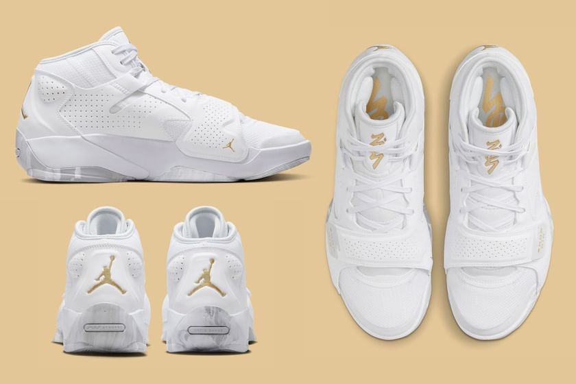Where to buy Jordan Zion 2 “White and Gold” shoes? Price and more