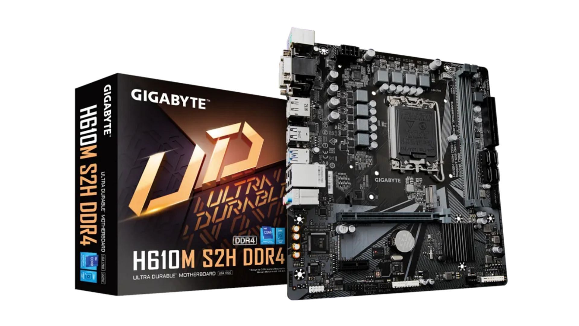 The Gigabyte H610M S2H motherboard (image via Gigabyte)