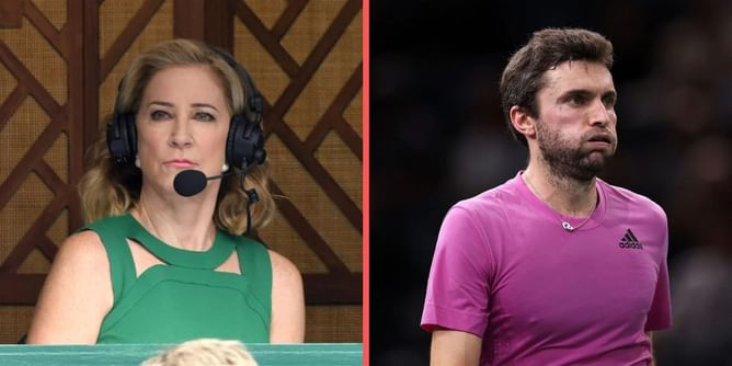 "Under pressure we stop moving our feet firstly"- Chris Evert backs Gilles Simon's comments on players' reactions when making errors