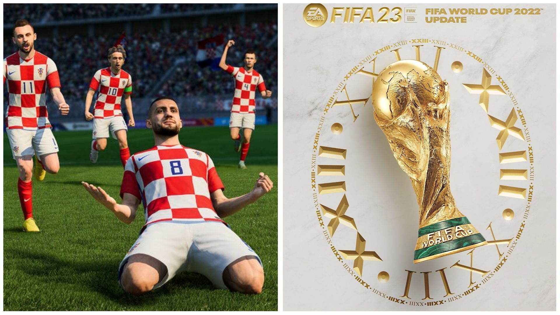 Croatia are amongst the dark horses in the FIFA World Cup 2022 (Images via EA Sports)