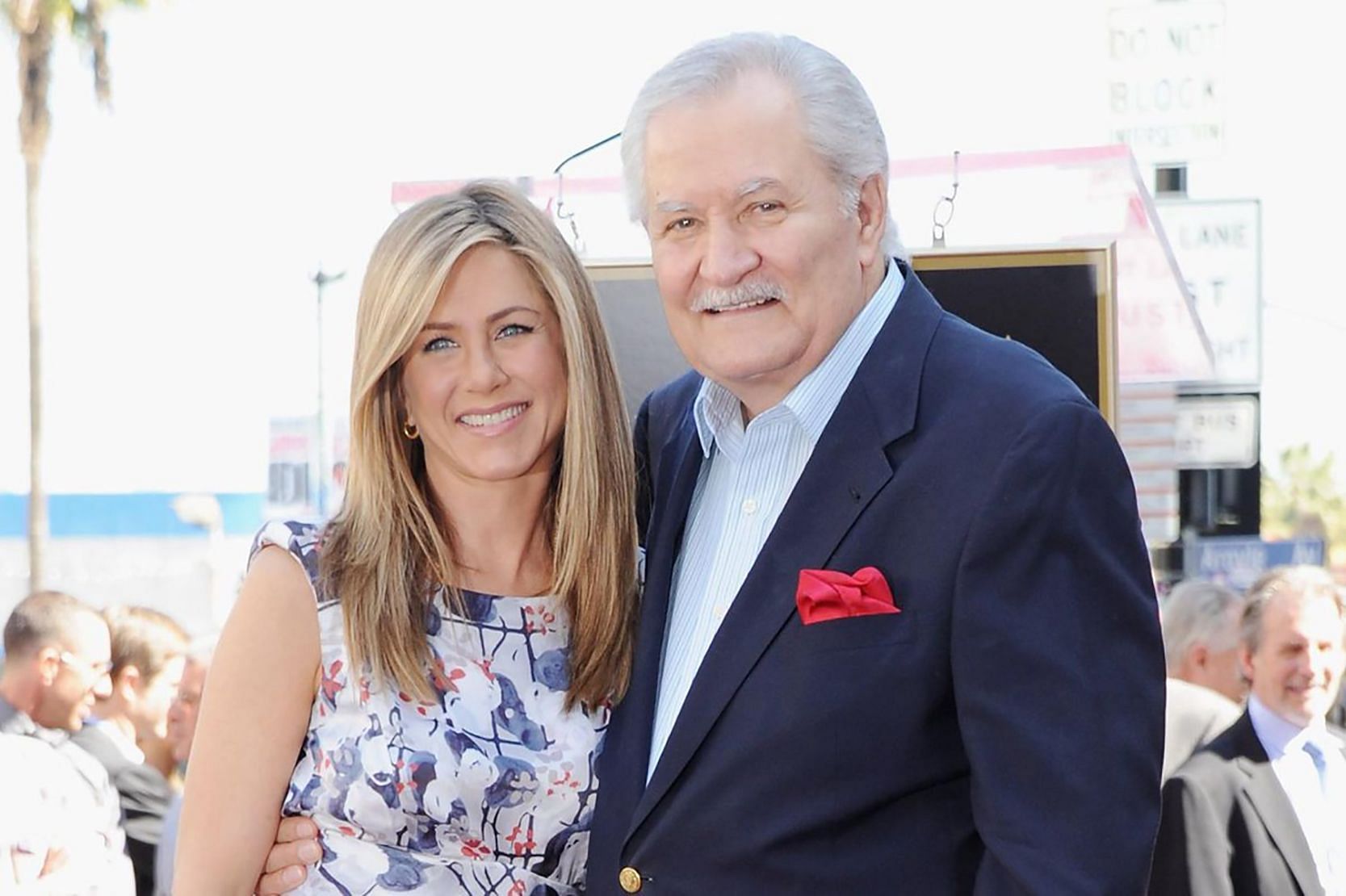 John Aniston with daughter Jennifer Aniston (Image via Getty)