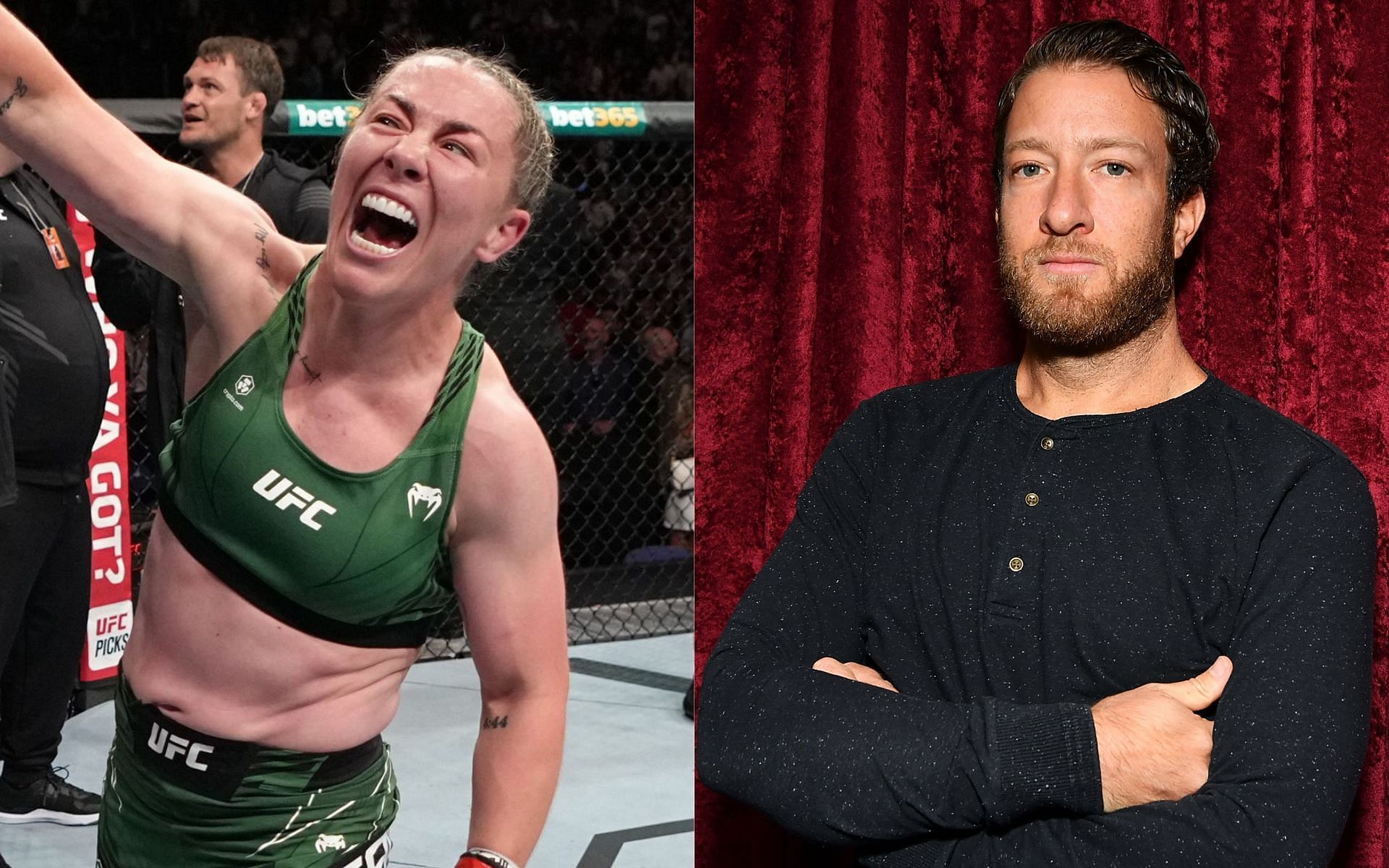Molly McCann [Left] Dave Portnoy [Right]