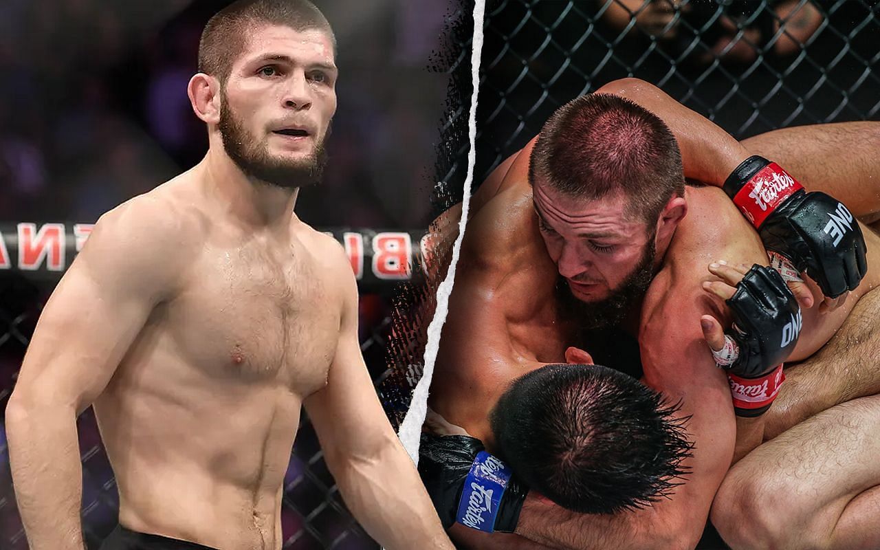 [Photo Credit: ONE Championship] Khabib Nurmagomedov, Saygid Izagakhmaev