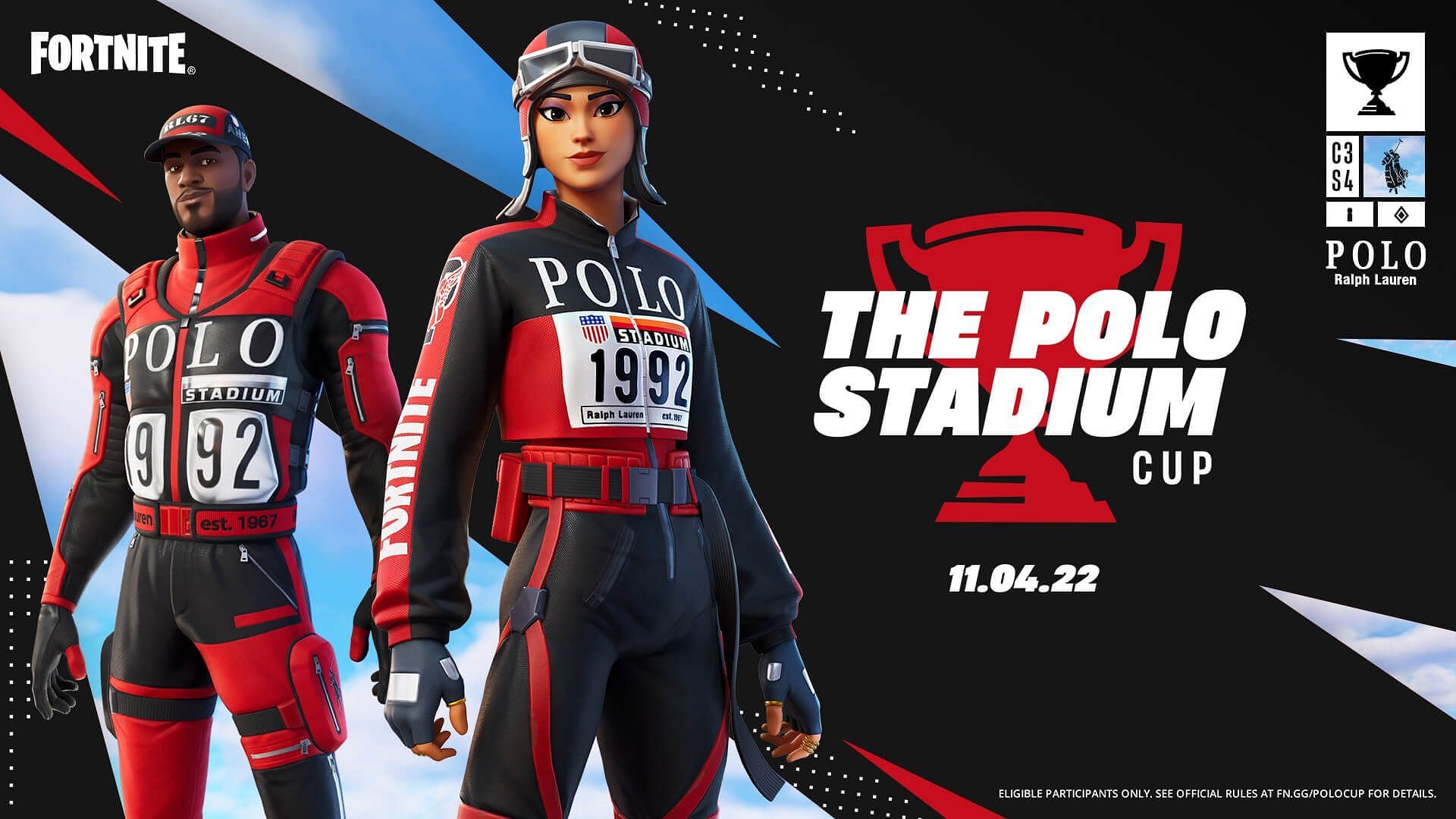 Fortnite x Polo skins will be obtainable for free (Image via Epic Games)