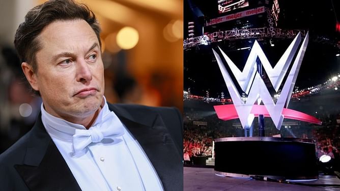 Which WWE star challenged Elon Musk to a match?