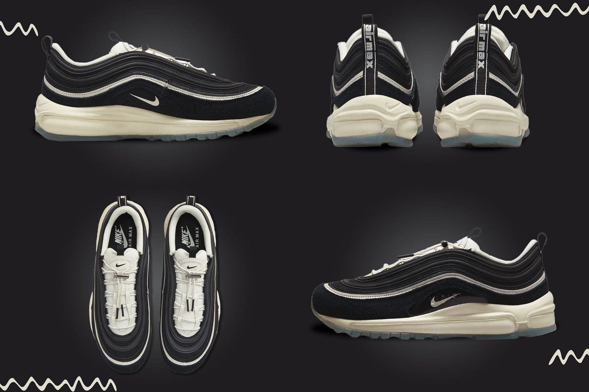 Here&#039;s a detailed look at the upcoming Nike Air Max 97 Hangul Day sneakers (Image via Sportskeeda)
