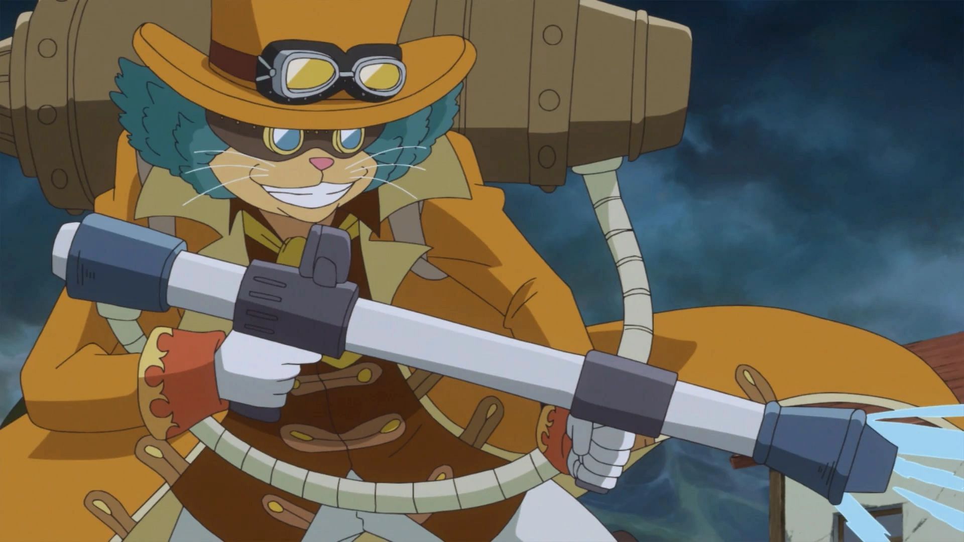Lindbergh is the commander of the revolutionaries&#039; South Army (Image via Toei Animation, One Piece)