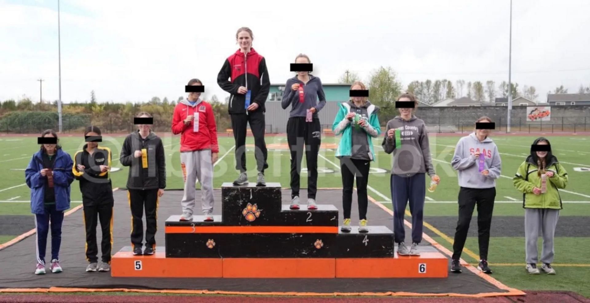 Biological male competes and wins first place in cross country tournament (Image via libsoftiktok/Twitter)