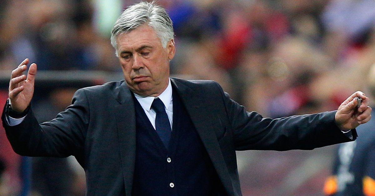 Real Madrid manager Carlo Ancelotti.