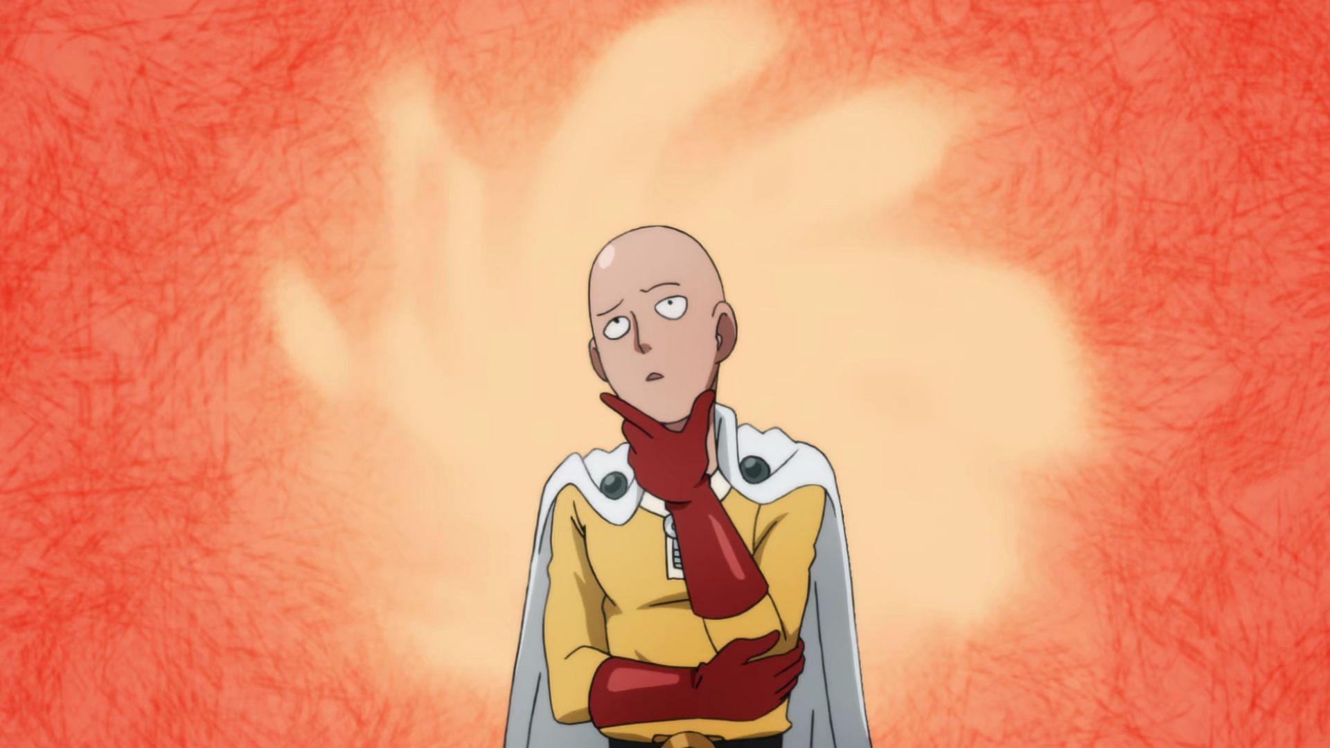 Confused Saitama (Image via Madhouse Animation)