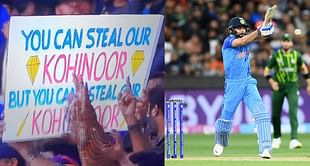 विराट कोहली की तारीफ करते हुए फैन ने कोहिनूर हीरे को चुराने के लिए इंग्लैंड को मारा ताना, फोटो हुई वायरल