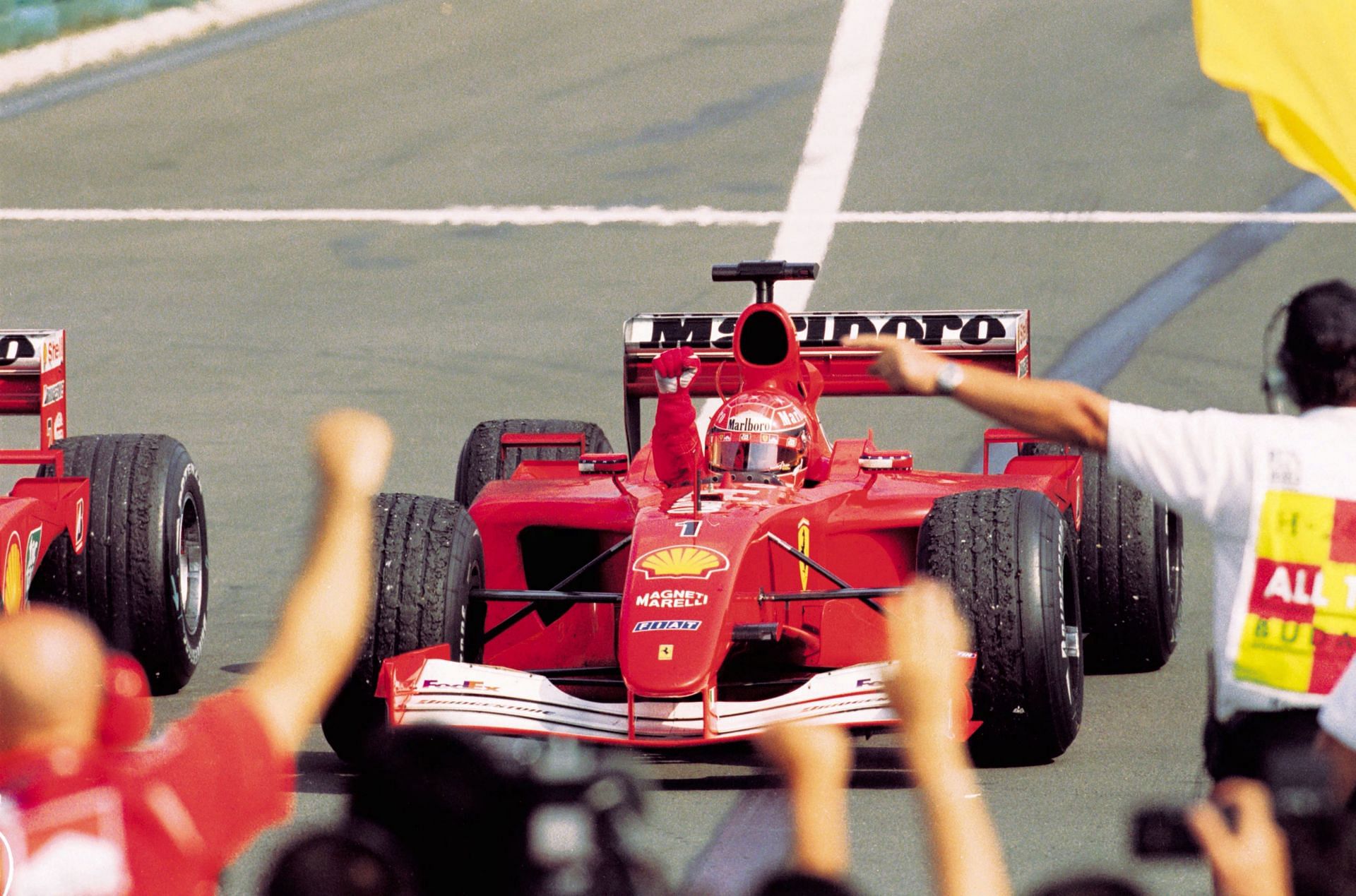 Michael Schumacher pada tahun 2001