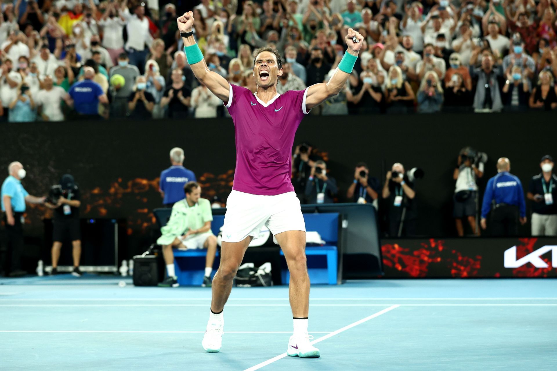 Rafael Nadal at the 2022 Australian Open