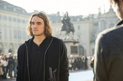 Stefanos Tsitsipas at the 2022 ATP Finals.